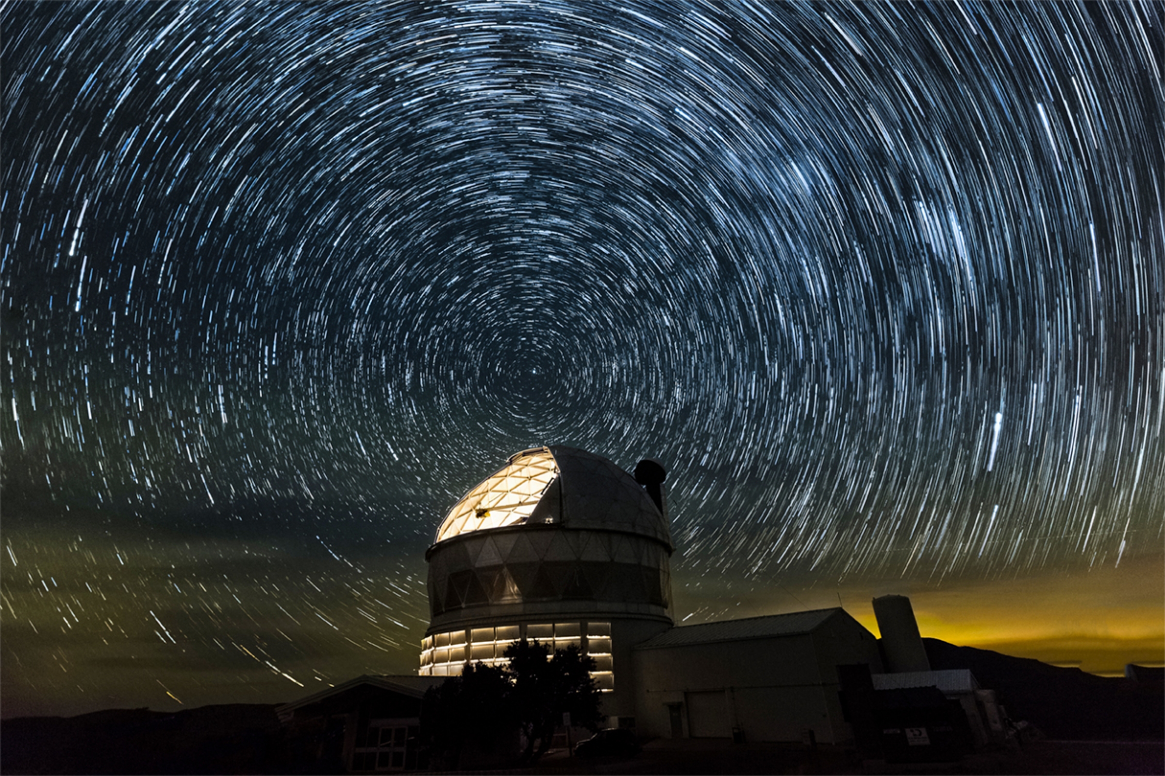 McDonald Observatory starry sky