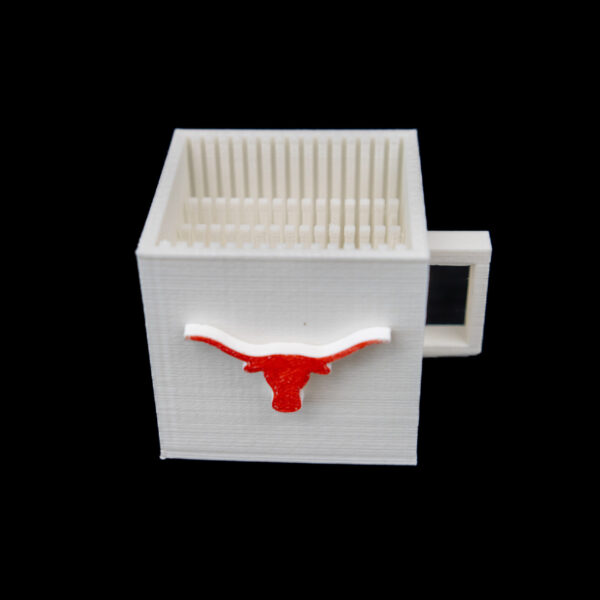Water disinfecting cup with UT Longhorn logo