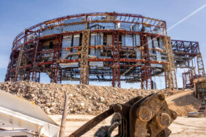 Skeleton of Erwin Center